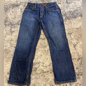 36/32 Ariat Flame Resistant Blue Jeans